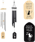 Personalized Cat Memorial Wind Chime, Custom Pet Name Birthday, Loss of Cat Sympathy Reminder Gifts, Customized Thoughtful Sweet Keepsake, Bereavement Gift for Pet Passing Away Funeral