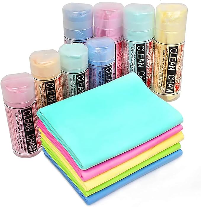 GabeFish Super Absorbent Shammy Dog Towels Quick Dry Eco-Friendly Soft Multifunctional Pets Cats Towel Packs Large 2PC