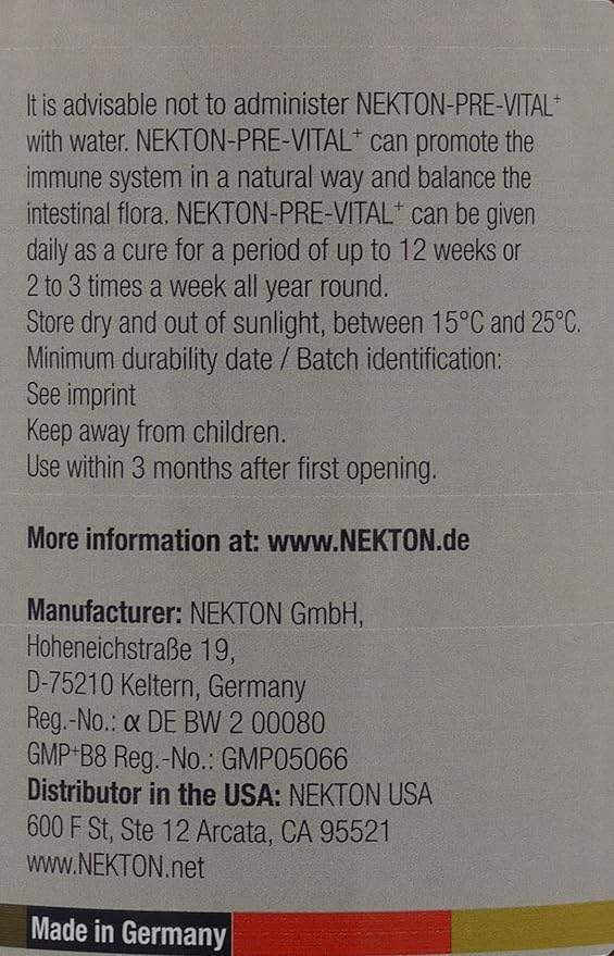Nekton Pre Vital+ Prebiotic Bird Supplement 430gm / 15.17oz