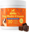 Dr Jay's Romps Dog Multivitamin Chews - Collagen Type II for Joint, Skin & Coat Support - Daily Dog Vitamins & Supplements for Immune & Digestion Health - Soft Chews for All Life Stages - 30 Count