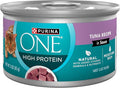 Purina ONE Natural, High Protein Cat Food, Tuna Recipe in Sauce - (Pack of 24) 3 oz. Pull-Top Cans