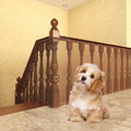 Brown Pet Netting - Stairway Net for Balcony & Patios, 10ft*2.6ft Thick, Suitable for Dogs, Cats, Kids & Babies
