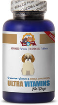 Dogs Vitamins for Joints - Ultra Dog Vitamins - Premium Vitamin and Minerals - Healthy Solution - Dog Vitamin c - 90 Treats (1 Bottle)