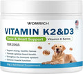Vitamin K2 & D3 Supplement for Dogs – 60g | Vitamin Complex Supports Strong Bones, Cardiovascular Health, & Immune Function | Vitamins K for Dogs, Vitamins K1 & K2 (MK4 & MK7) + Vitamins D3