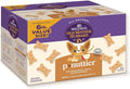 Wellness Old Mother Hubbard Classic P-Nuttier Dog Biscuits, Natural Training Treats, Peanut Butter Flavor, Mini Size, 6 lb Box