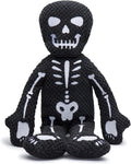 fabdog Floppies Plush Dog Toys - Cute Holiday-Themed Squeaky Dog Toy - Best Squeak Toy for All Breeds | Ideal Large Skeleton