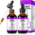 Cat Multivitamin Drops - 15 in 1 Vitamin Supplement for Immune Support, Heart, Bones, Joint, Skin & Coat Health, Bacon Flavor Vitamins for Senior Cats & Kittens (2 Pack, for cat)