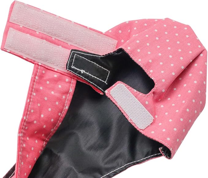 BestParts 2pcs Adjustable Diaper Waterproof Reusable Diapers, Cloth Diaper Wearable Poultry for Farm Pet Goose, Duck, Chicken, Button Adjustable Version (Blue + Pink, S(0.55-1.65pounds), 1, Count)