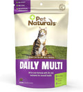 Pet Naturals Daily Multi Multivitamin Soft Chews for Cats, Vet Formulated with Biotin, Taurine, Calcium, and Arginine, Gentle Formula, Value Size, Fish, 160 Count