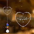 Memorial Suncatcher Sympathy Gift for Loss of Mother - Crystal Rainbow Maker - Bereavement Keepsake - Hanging Crystal Decor - Loss of Mom - Daily Remembrance