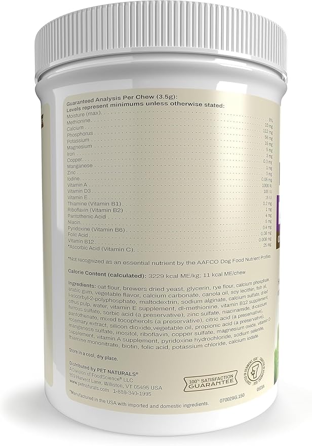 Pet Naturals Daily Multivitamin for Dogs – 21 Essential Nutrients, Fatty Acids & Antioxidants for Complete Health, Supports Energy, Digestion, Skin & Coat | Veggie Flavor Soft Chews, 150 Count