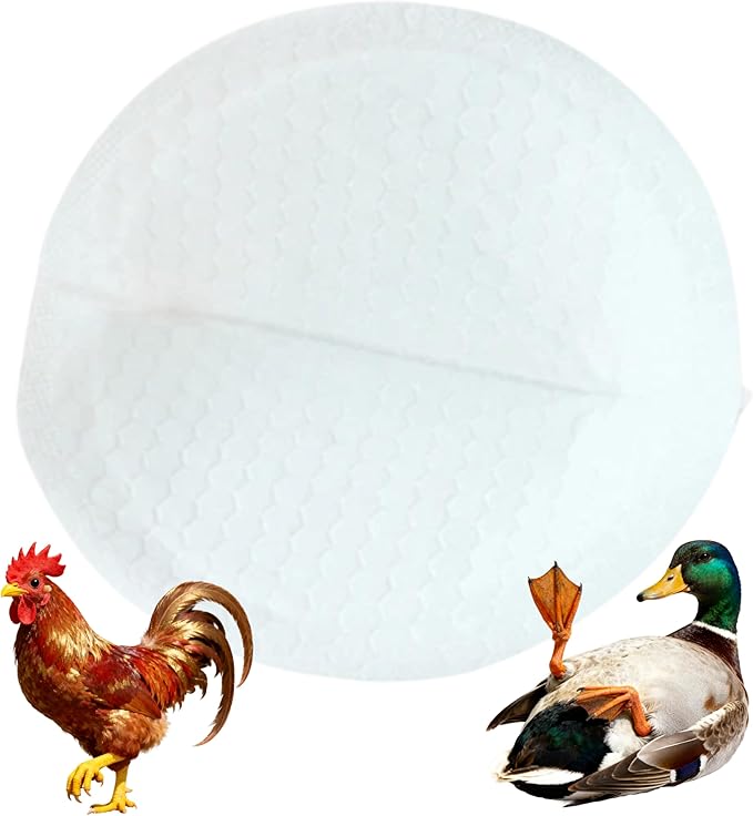 Disposable Poultry Diaper Pads 20Pcs~100Pcs for Goose Chicken Hen Duck Bird Sticky Pad Leak-Proof Unscented Reusable Diapers Nappy Accessories (One Size, Count, 20)