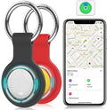Remote Finder with Soun,Trackers Works with Apple Find My (iOS Only) is Perfect for locating Keys, Luggage, Backpacks, and Pets. These Item Finders Feature Replaceable Batteries,Loud beeps.