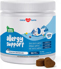 Dog Allergy Relief Chews – Itchy Skin & Ear Itching Support for Dogs – Quercetin, Colostrum, Omega 3 & Probiotics – Seasonal Allergy & Immune Support – 90 Soft Chews
