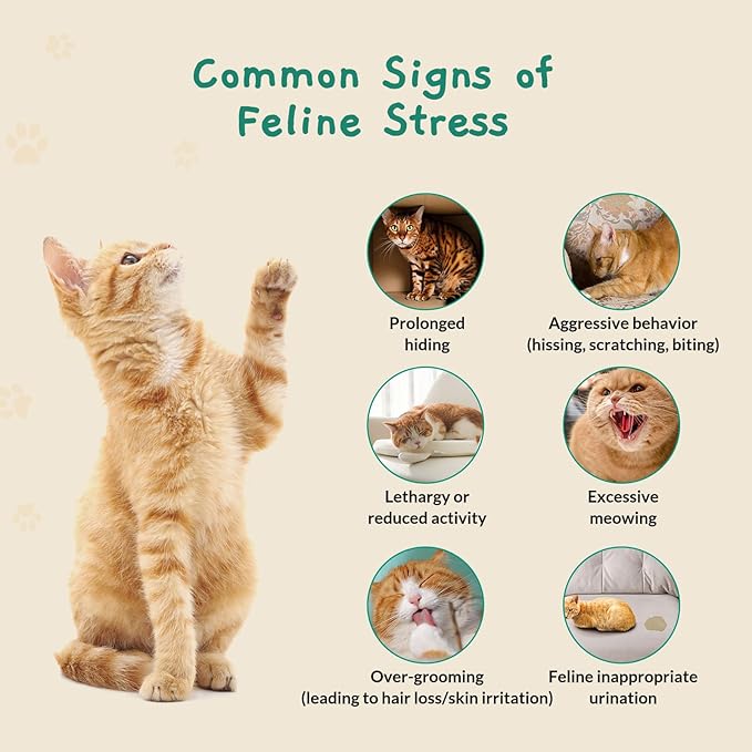 Cat Calming Gel Diffuser for Travel – Pheromone Diffuser for Cats & Kittens to Reduce Anxiety and Stress-Related Behaviors, No Electricity Needed, Long-Lasting Enhanced Calming Aid (1 Pack)