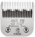 KBDS Detachable Pet Clipper Blades,Compatible with Most Andis,Oster,Wahl A5 Clippers,Made of Extra Durable German Steel, 1/2'' 13mm Inch Cut Length,3 3/4F Blade