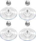 HiPetpy 4 Pack Cat Window Perch Suction Cups, Strong Adhesive Replacement PVC Suction Cups with Screws for Foldable & Cordless Cat Window Hammock Seat, Holds Up to 40 lbs