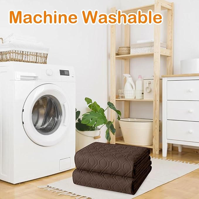 hyha Waterproof Dog Bed Blanket, Soft Pet Blankets, Waterproof Couch Cover for Dogs, Reversible Sofa Covers Washable for Furniture (40x80 Inch, Chocolate/Chocolate)