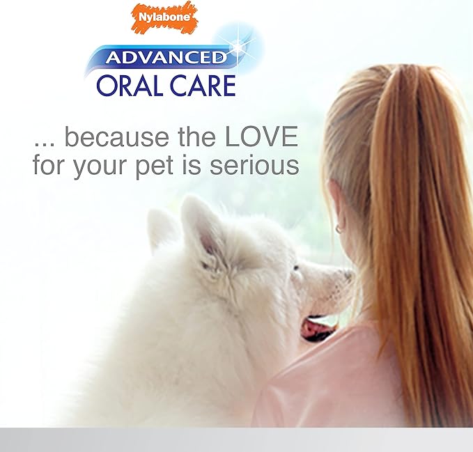 Nylabone Advanced Oral Care Dog Dental Kit Original Flavor 2.5 oz.