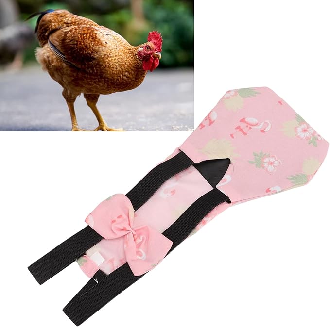 GLOGLOW Chicken Diaper, Pet Chicken Diapers Poultry Diaper Breathable Poultry Reusable Poop Pocket Diapers for Goose Duck Chicken