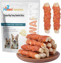 Dog Treats Chicken Wrapped Rawhide Rolls Healthy Dog Chews Long Lasting 0.5lb/227g