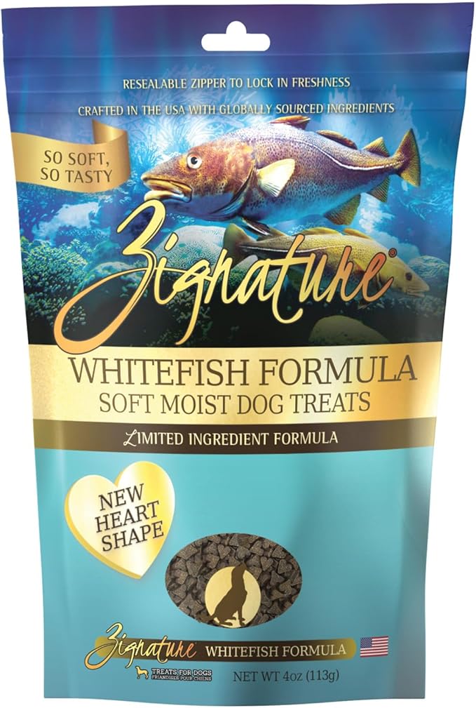 Zignature Whitefish Soft Moist Treats for Dogs