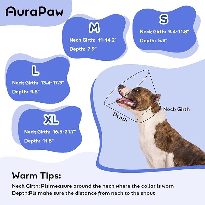 Dog Cone for Dogs After Surgery,Foldable Dog's Cone Collar,Adjustable E Collar Alternative to Stop Licking,Pet Cones for Dog & Cats,Doggy Surgery Collar,Dogs Recovery Collars & Cones,Blue,S