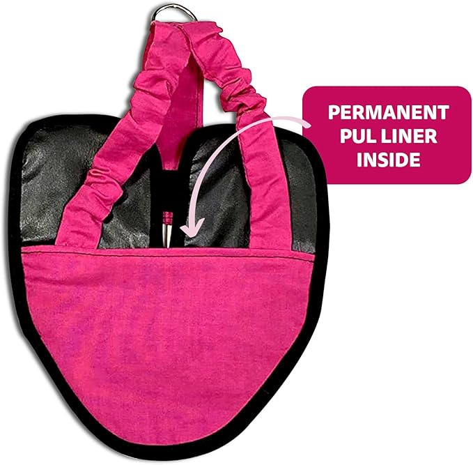 Hen Holster Premium Starter Kit - Bird Diaper, Wrap Around for Hens, Roosters, Ducks - Leak-Proof, Comfortable Bird Harness with Sewn-in Liner, Secure Hook & Loop Closure - Large, Pink