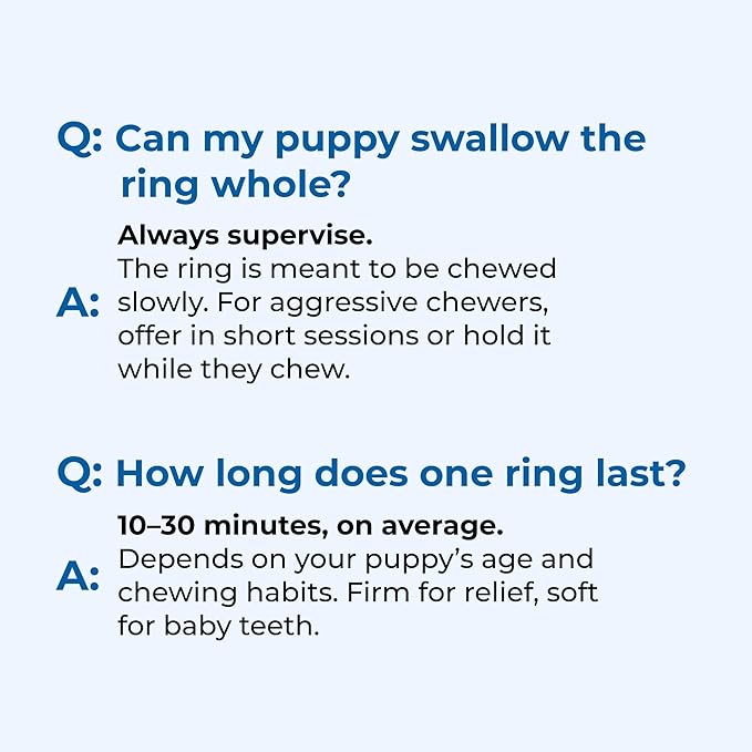 N-Bone Puppy Teething Rings Taste of Texas Chicken Fajitas Flavor 3 Count (Pack of 2)