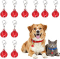 Cat Bell, Small Matte Pet Copper Bell Collars Charm with Lobster Buckle Loud Crisp Sound Anti-Lost Pendant Accessory