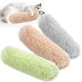 Catnip Toys for Cats, Cat Kicker Toy with Crinkle Sound, Interactive Kitten Toys, Durable Plush Chew Toys for Indoor Cats(Green Orange Grey, 3)