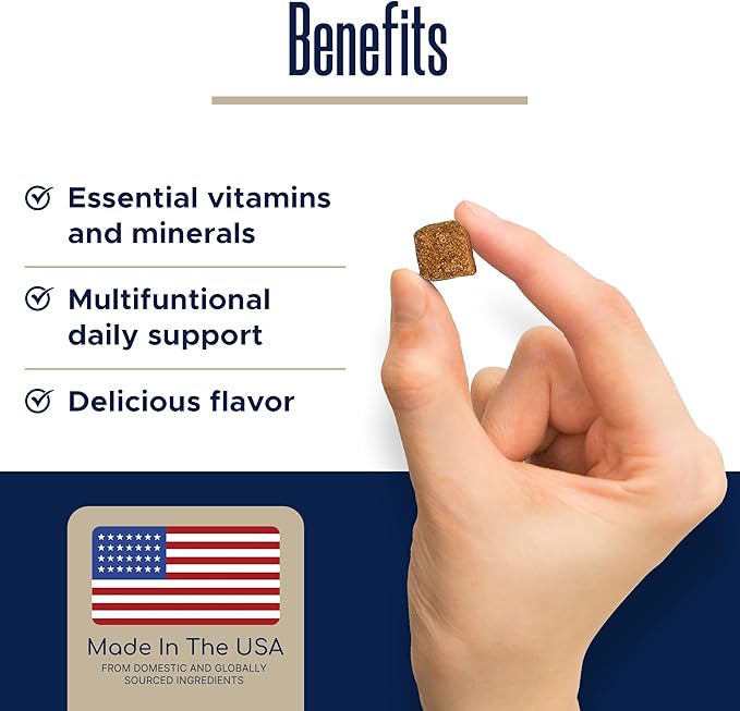 Dog Multivitamin Supplement - 120 Soft Chew Dog Vitamins and Supplements with Omega, Probiotics, Glucosamine, and More - for Small, Large, and Senior Dogs