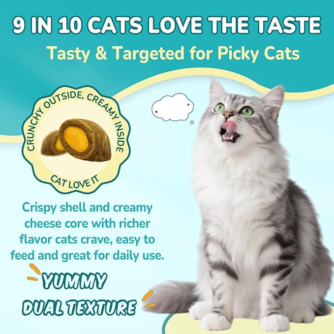 Cat Allergy Relief Chews & Dog Probiotic Bundle, 500 Crunchy & Creamy Anti-Itch Chews for Cats + 200 Soft Probiotic Treats for Dogs | Supports Itchy Skin, Immunity & Digestive Health, Chicken Flavor