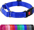 Joytale Martingale Collar for Dogs, Reflective Heavy Duty for Safety, Quick Release Buckle, Adjustable Nylon Collars for Large Dogs Walking Training, Navy Blue,L