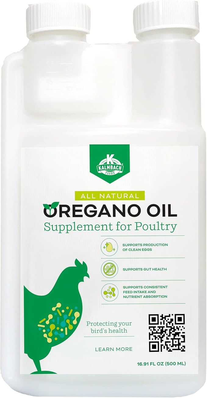 Oregano Oil Supplement for Poultry, 16 oz Bottle