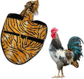 Hen Holster Premium Starter Kit - Bird Diaper, Wrap Around for Hens, Roosters, Ducks - Leak-Proof, Comfortable Bird Harness with Sewn-in Liner, Secure Hook & Loop Closure - Large, Tiger