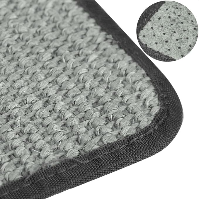 Cat Scratching Pad Natural Sisal Sofa Corner Furniture Protector Scratcher Mats Protecting Carpets and Sofas Couch Corner Furniture Anti-Slip Sisal Cat Repellent Mat for Sofa Bed Desk Legs