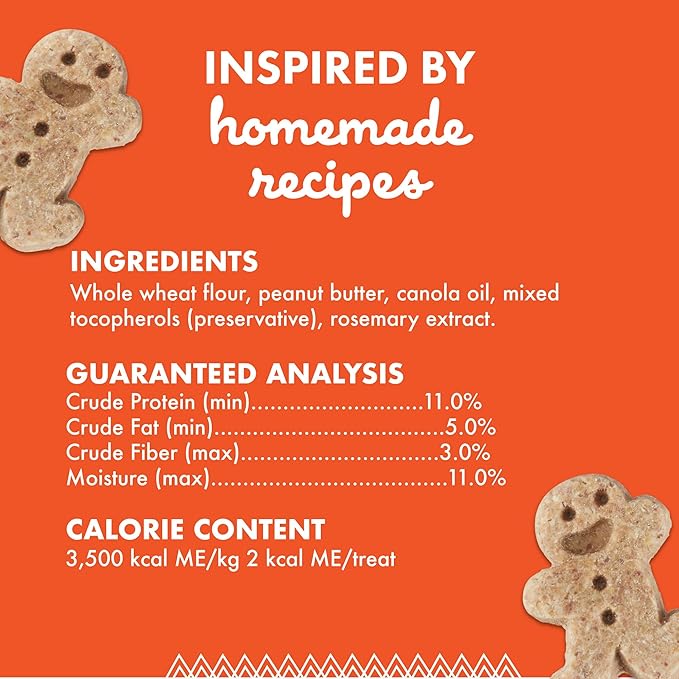 Buddy Biscuits 8 oz Box of Teeny Crunchy Dog Treats Made with Natural Peanut Butter,(Pack of 2)