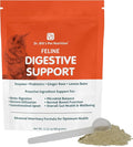 Dr. Bill's Feline Digestive Support Cat Prebiotics and Probiotics with Ginger Root, Psyllium Husk, Lemon Balm & More | 41 Active Ingredients for Better Digestion & Gut Health | Made in The USA