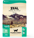 ZEAL Canada Air-Dried Salmon & Turkey Recipe for Cats - Superfood Omega-3 Rich, Dual-Protein, Grain Free, No Fillers, Complete Nutrition (Salmon & Turkey, 14.1 oz)