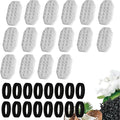 16Pack Cat Water Fountain Filters with 16 Pack Pre-Filter Sponges for Rellaty and Neareal 3.2L/108oz Cat Water Fountain Automatic Pet Fountain