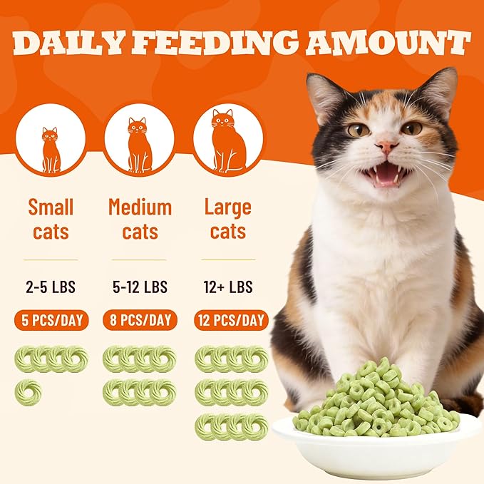 Catnip Cat Treats – Healthy Biscuits with Real Chicken, Vitamins & Catnip - Teeth Cleaning & Training Snacks for Indoor Cats (10.58 oz)