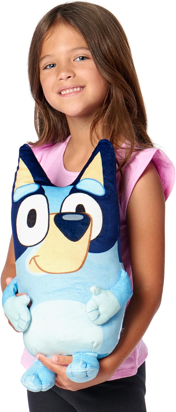 NORTHWEST Bluey Cloud Hugger Pillow – Ultra-Soft Plush Character – Officially Licensed Bluey Collectible – Lightweight Travel Pillow for Home, Office, or On-The-Go Comfort – 11.5 Inches