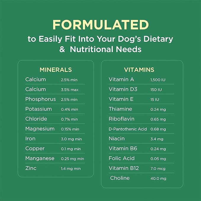 Pet-Tabs Plus Multivitamin and Mineral Supplement for Dogs with Special Nutritional Needs, Chewable Tablet, 60 Count Bottle
