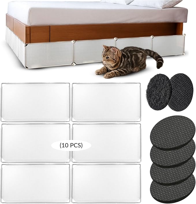 Petsy Under Couch Blocker – Extra Long 138" x 7.9" Furniture Barrier for Dogs & Cats – Prevent Pets from Hiding Under Beds or Sofas – Protect Floors & Keep Your Home Clean, Safe, and Pet-Friendly