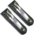 eTradewinds Tick Remover Tool | Tick-Off Pro | Hygienic All Stainless Steel Tick Removal Tool with Leather Case (2-Pack)