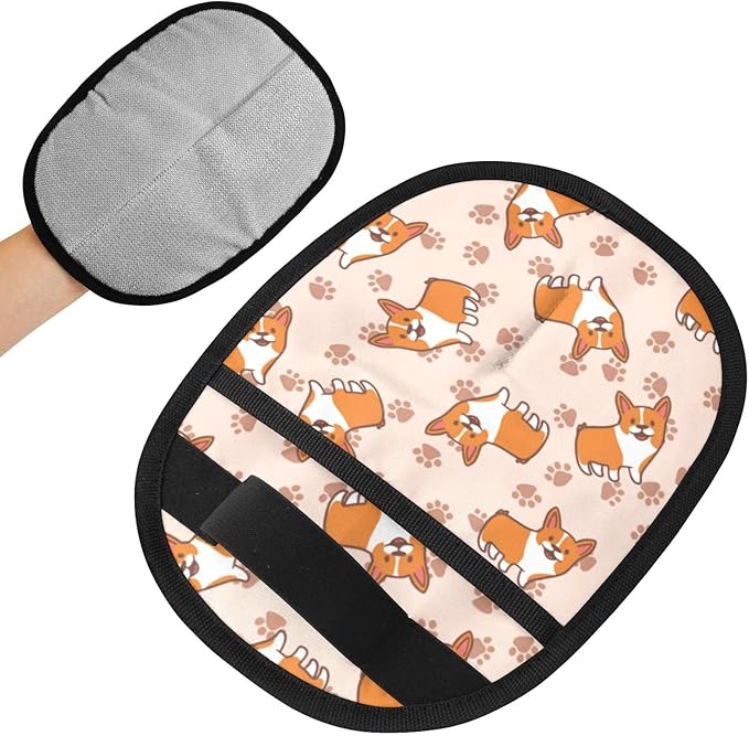Corgi Pet Hair Removal Glove for Cats Dogs Reusable Pet Hair Removal Glove pet Hair Electrostatic Gloves