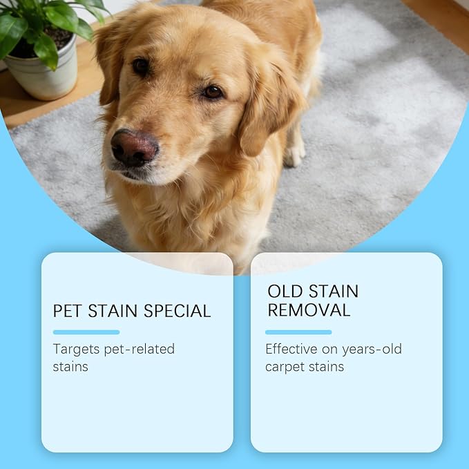 Pet Stain & Strong Odor Eliminator, Dog & Cat Pee Urine Destroyer for Carpet, Upholstery - Cleaner Spray for Pet Stain Remover, Urine, Poop, Pee, Deodorizer, Air Freshener in Home & Car - 5oz