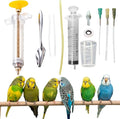 Baby Bird Feeding Syringe Set, Small Pet Parrot Feeding Tubes for Birds, Hand Feeding Tubes Kit Parrot Feeder Food Feeding & Watering Supplies for Small Pet Baby Birds (20ML+50ML)