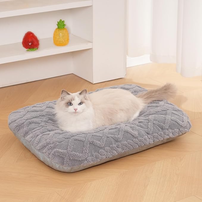 Self Warming Cat Bed Self Heating Cat Dog Mat 27"*21.6'' Warm Pet Bed Indoor Outdoor Washable Kitten Pad for Puppy Kitten with Removable Cover